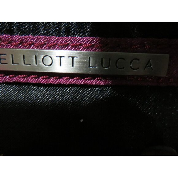 Elliott Lucca Fuchsia Pink Satin Intricate Rhinestone Beaded Handle evening bag - Picture 8 of 8
